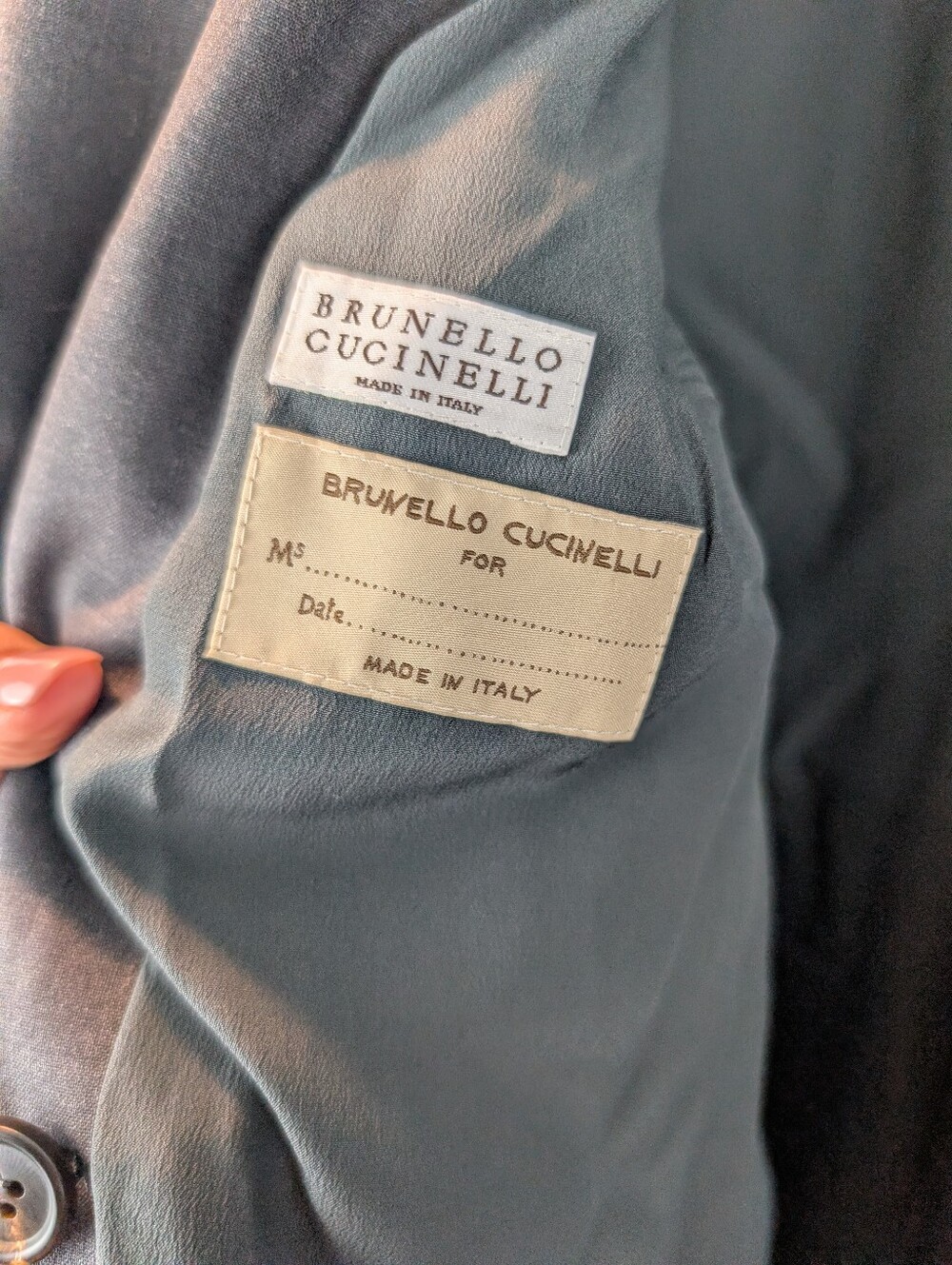 Brunello Cucinelli Tropical Luxury Wool Blazer size M(42) BNWT - Picture 6 of 13